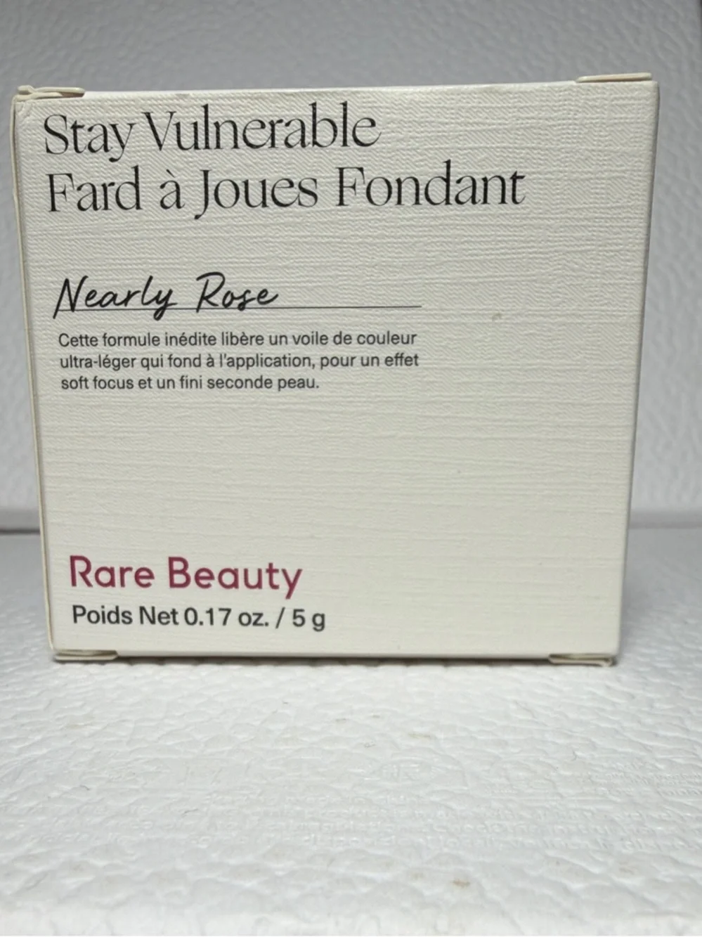 Rare Beauty Stay Vulnerable Cream Blush — Nearly Rose